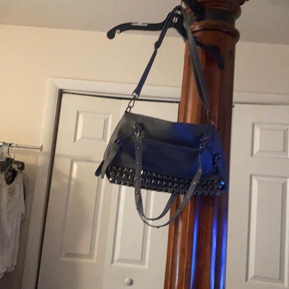 Other - Big bag with spikes on it grey 3 straps nice bag